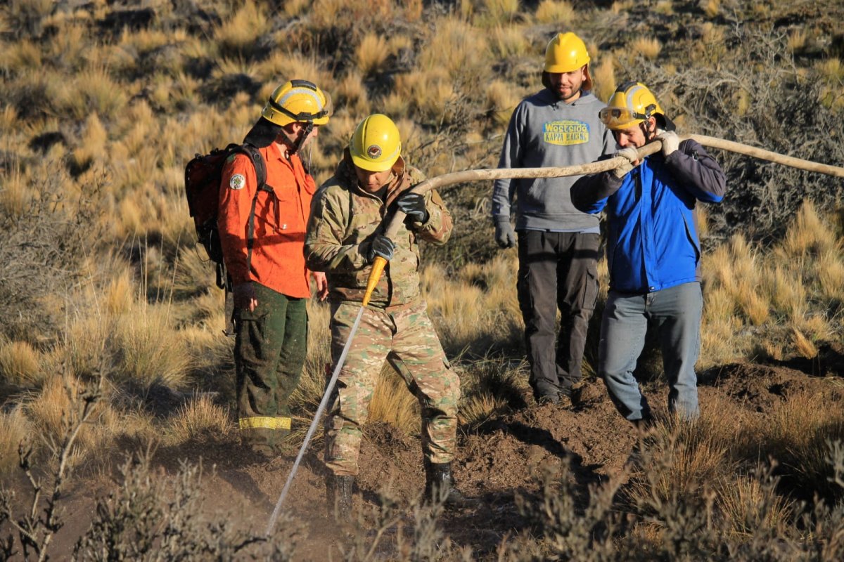 El Calafate fue sede de una nueva capacitación sobre incendios forestales