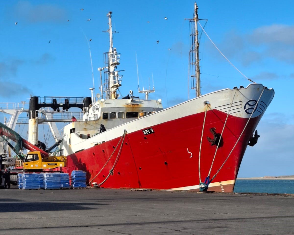 La Terminal Portuaria de Puerto Deseado registra movimiento y prevé el ingreso de nuevos buques
