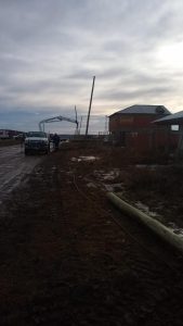 Avanza la extensión de líneas de electricidad en barrios de Río Gallegos