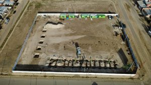 Pico Truncado comienza a ver cómo se hace realidad el nuevo Polideportivo de la ciudad