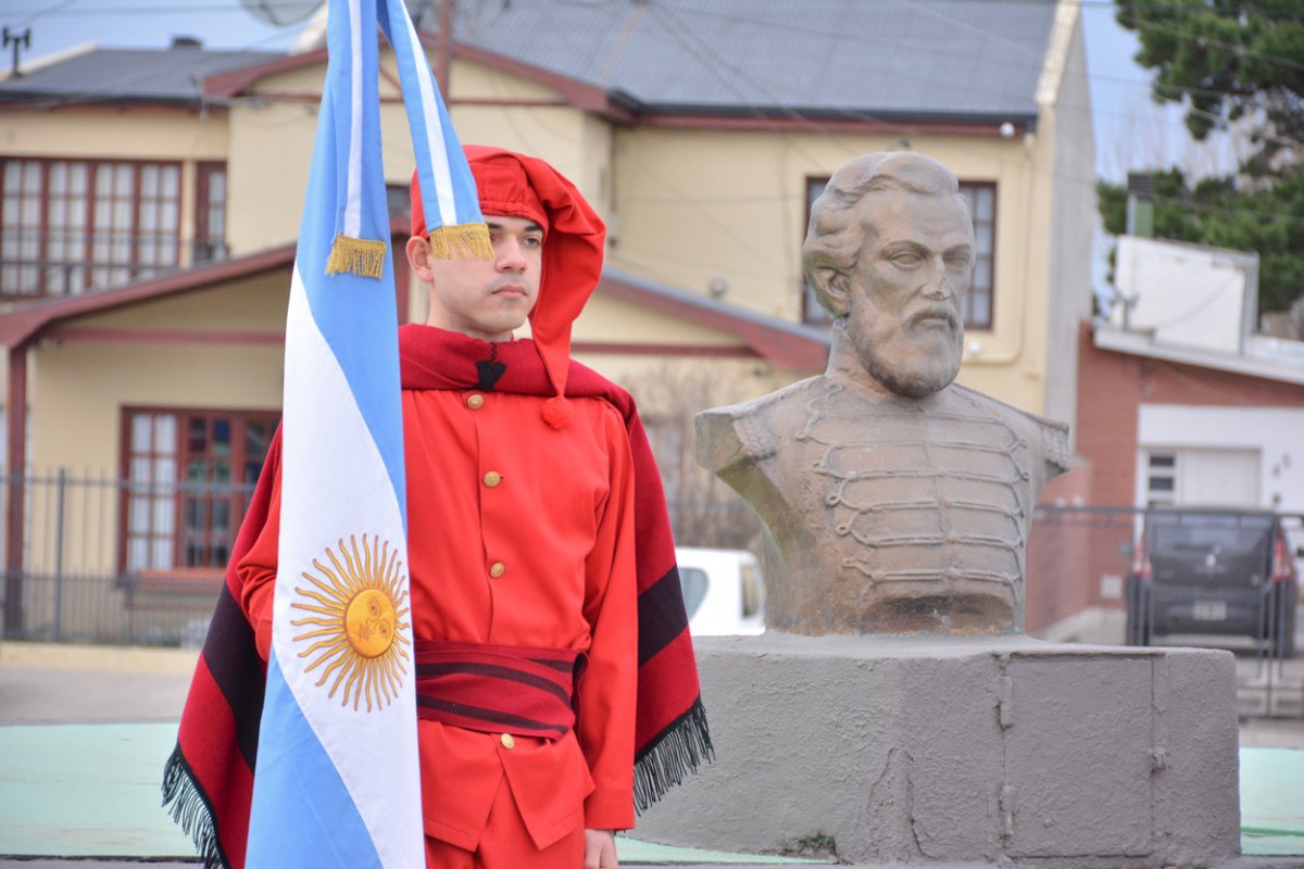 Homenaje al héroe gaucho.