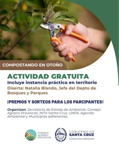 El Consejo Agrario Provincial invita a participar de una jornada sobre poda, compostaje y multiplicación de estacas