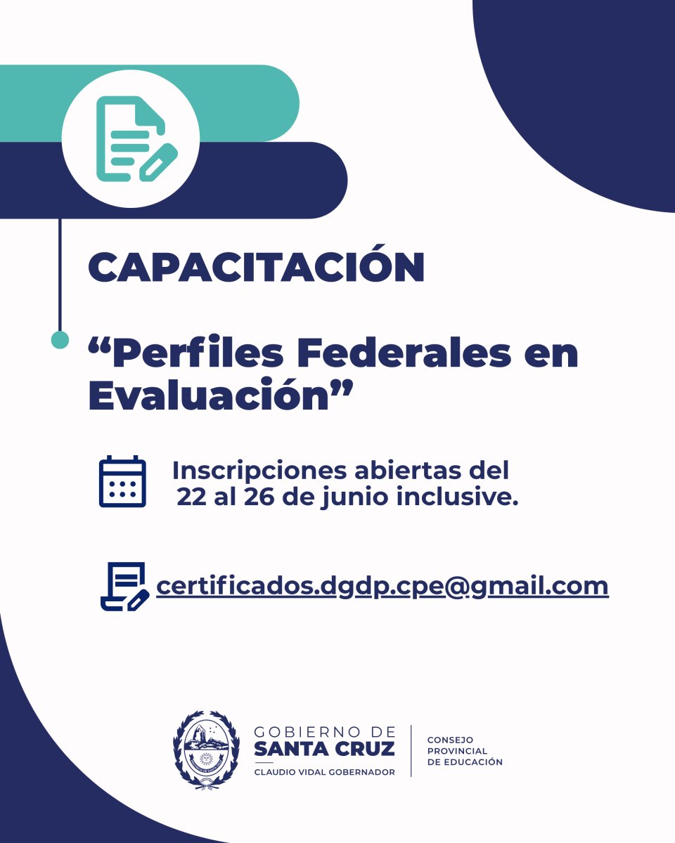 Educación convoca a docentes para el programa “Perfiles Federales en Evaluación”