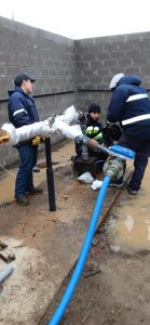 SPSE normalizó el servicio de agua potable en Ayres Argentinos y finalizó la reparación de la red en Río Gallegos