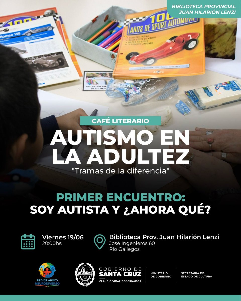 La Biblioteca Provincial abre el ciclo “Café Literario sobre Autismo en la Adultez”