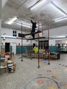 Educación continúa trabajando en la infraestructura escolar en La Cuenca Carbonífera