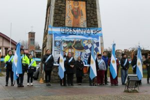 Con gran participación comunitaria, se realizó el tercer abrazo simbólico a la Plaza Centenario del Carbón