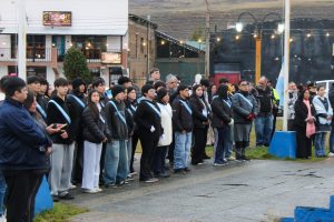 Con gran participación comunitaria, se realizó el tercer abrazo simbólico a la Plaza Centenario del Carbón