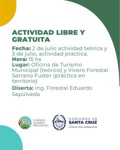 Santa Cruz impulsa una capacitación sobre poda y reproducción de estacas en Los Antiguos