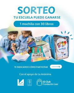 Lanzan sorteo federal para equipar aulas y bibliotecas escolares