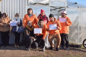 Cerró la capacitación “Compostando en Otoño” en Río Gallegos con entrega de certificaciones 