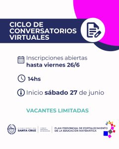 Invitan al Conversatorio "Caleidoscopio del error: El desafío de argumentar en Geometría"