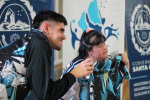 Las familias celebraron el triunfo de Argentina en el Boxing
