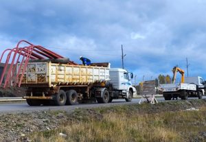 Río Turbio: El Gobierno provincial finalizó la obra de iluminación y extensión de red eléctrica en la Ruta Provincial Nº 20