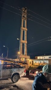 SPSE trabaja para normalizar el servicio eléctrico en distintos sectores de Río Gallegos