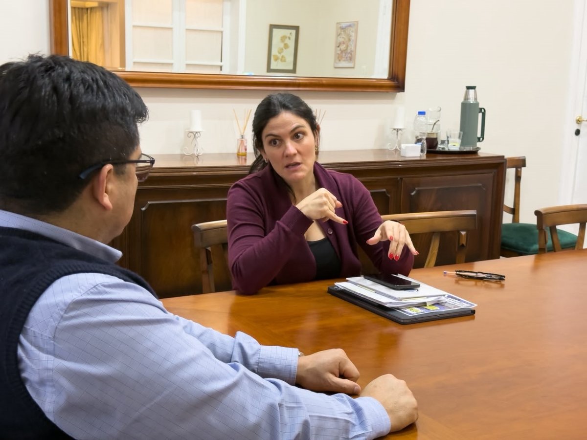 Belén Elmiger acompañó las gestiones realizadas.