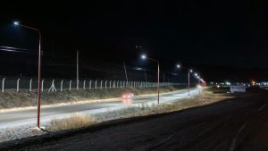 Servicios Públicos inauguró la histórica obra de iluminación sobre la Ruta Complementaria 20 con una inversión de más de 450 millones de pesos