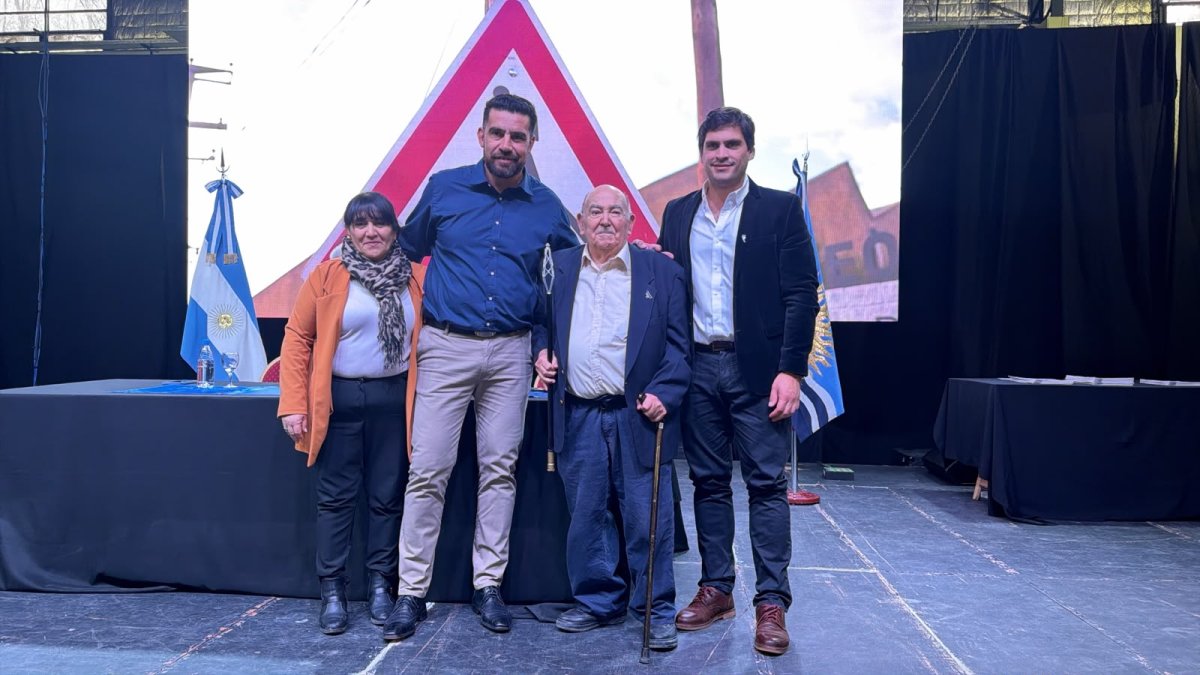 El Gobierno Provincial acompañó el 82° Aniversario de Cañadón Seco