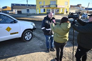 El Gobierno Provincial puso en marcha un operativo de mejoramiento de calles en barrios de Río Gallegos