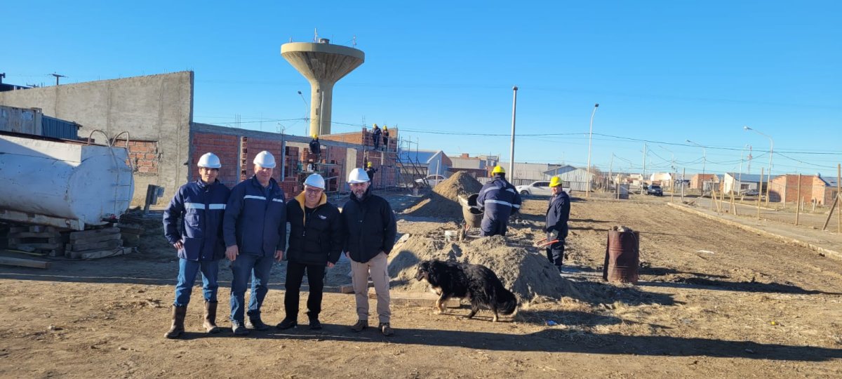Crece la obra de la EIPE N°8 en Puerto San Julián