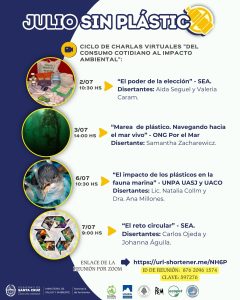 La Secretaría de Estado de Ambiente se suma a la campaña mundial "Julio sin Plásticos" con un ciclo de charlas virtuales