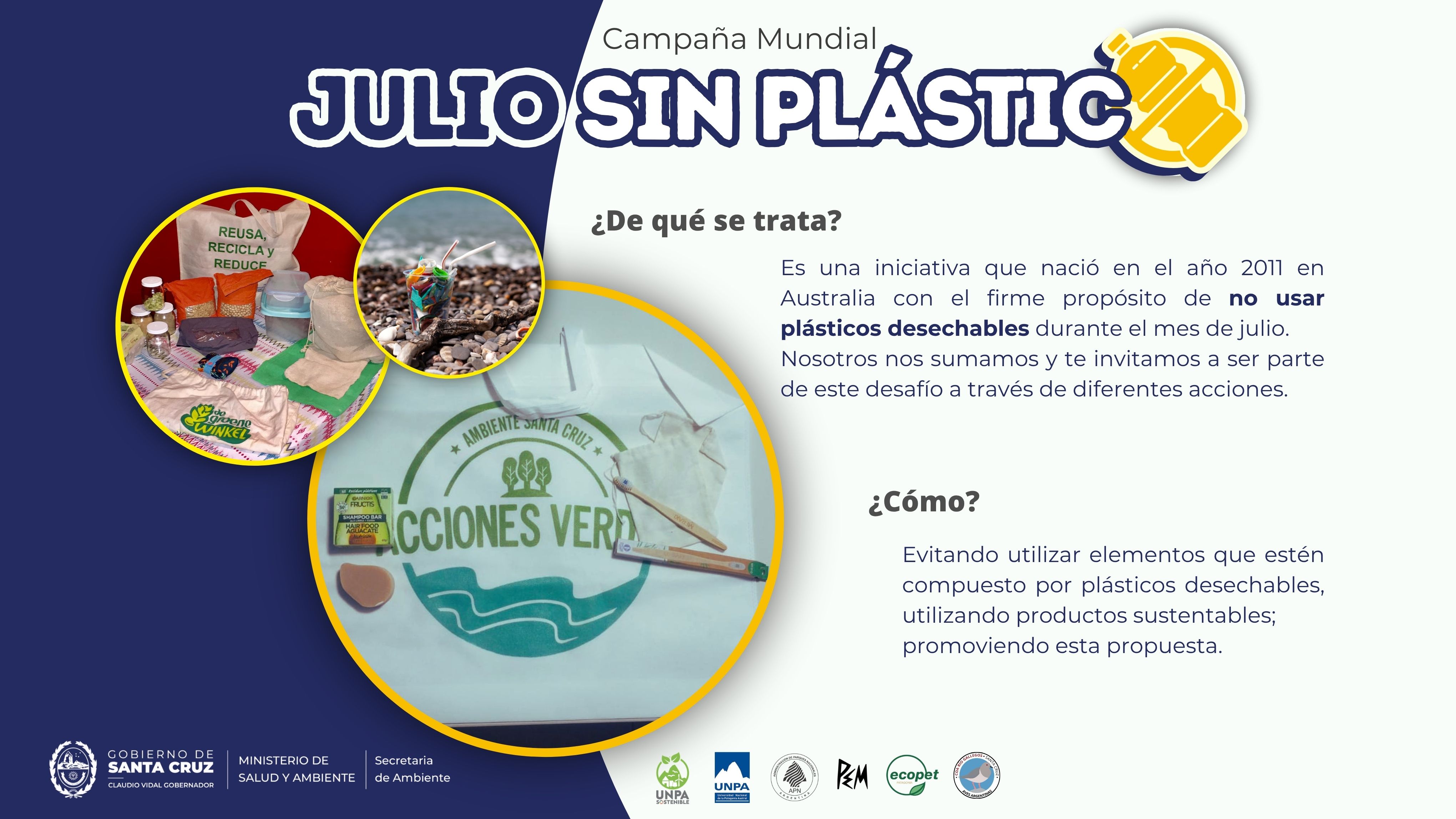 La Secretaría de Estado de Ambiente se suma a la campaña mundial "Julio sin Plásticos" con un ciclo de charlas virtuales