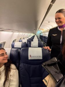 Histórica partida del primer vuelo comercial entre Perito Moreno y Buenos Aires