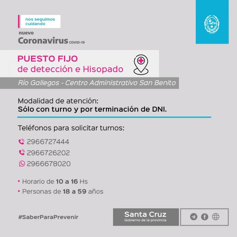 Continúa el Puesto Fijo de Detección en el Barrio San Benito