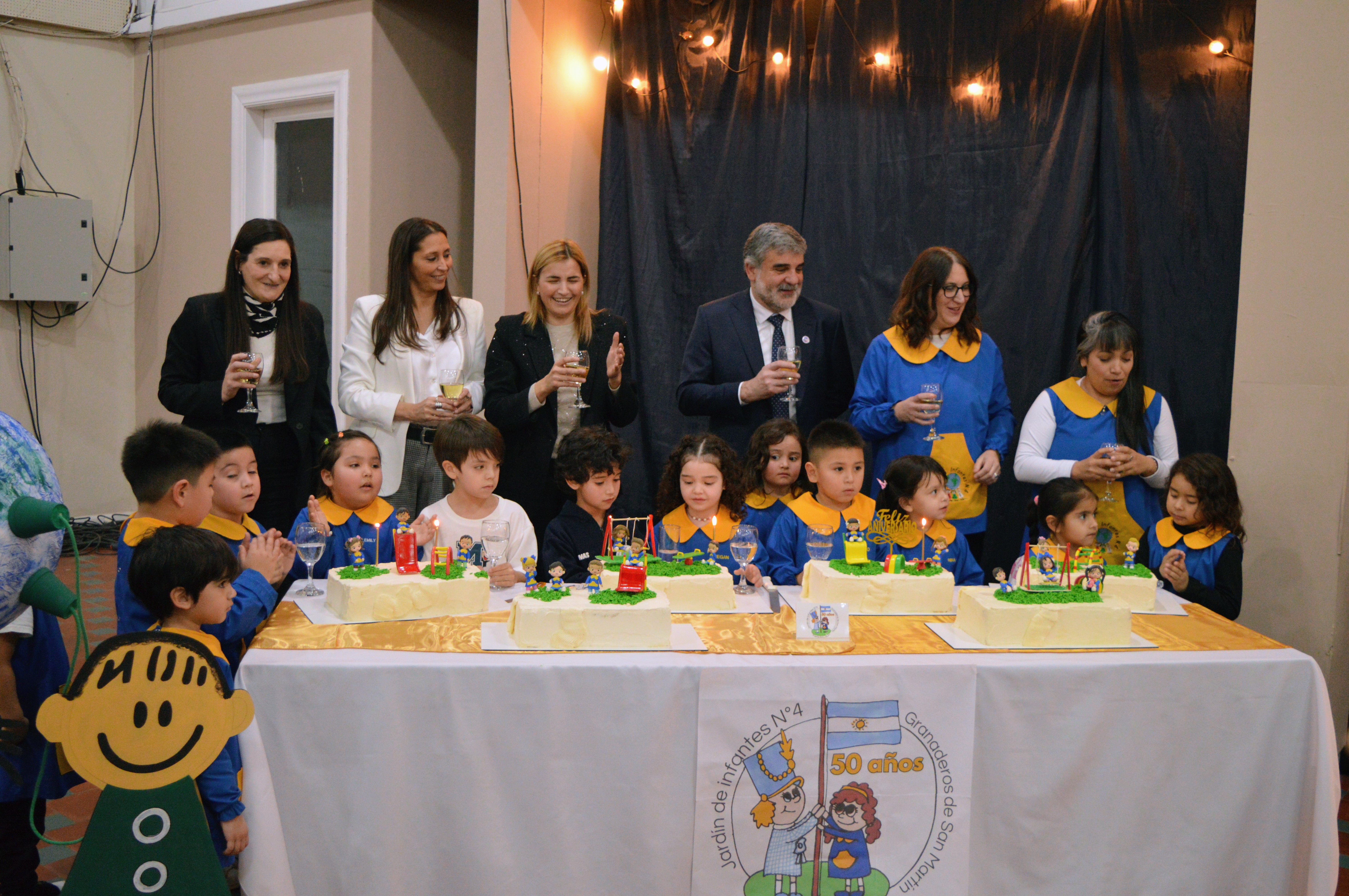El Jardín de Infantes N° 4 de Puerto San Julián celebró sus Bodas de Oro junto a toda la comunidad educativa