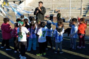 Con el proyecto “Mundialito”, el Jardín de Infantes N° 18 integró aprendizajes y comunidad en el Estadio Municipal 
