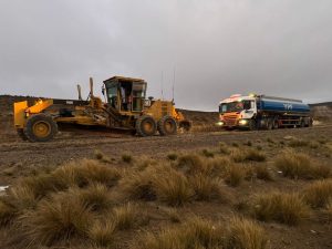 Vialidad Provincial asistió a transportistas en las rutas 281 y 47 por las condiciones climáticas