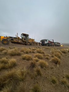 Vialidad Provincial asistió a transportistas en las rutas 281 y 47 por las condiciones climáticas