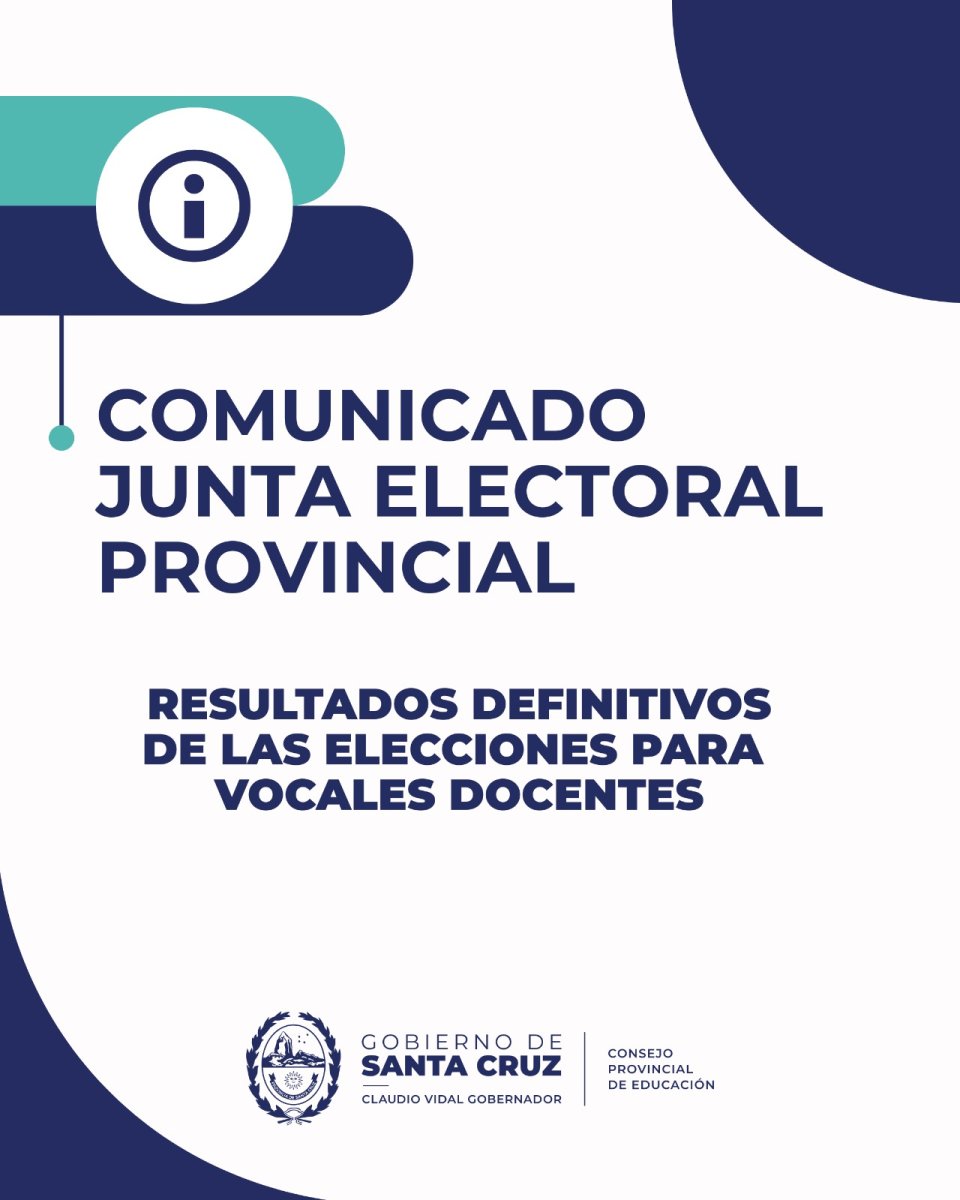 Se encuentran disponibles los resultados definitivos de las elecciones para Vocales Docentes