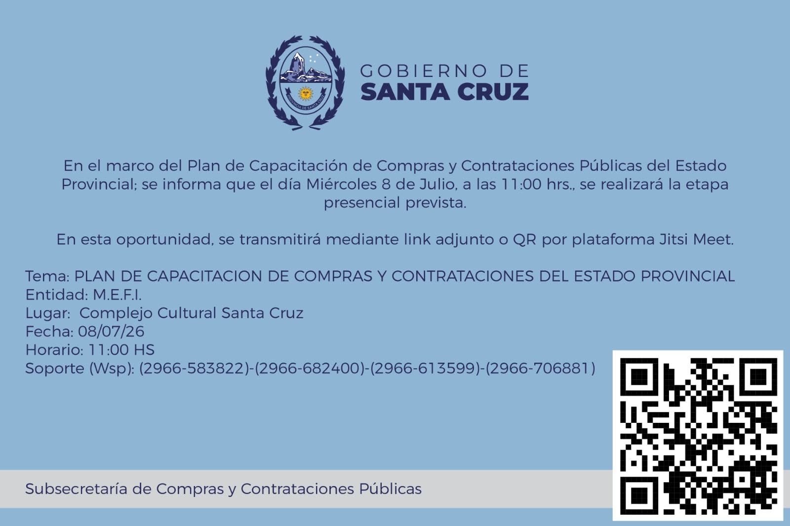 Se realizará la primera instancia del Plan de Capacitación