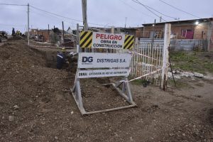 Distrigas amplía la red de gas que beneficiará a más de 120 familias de Río Gallegos