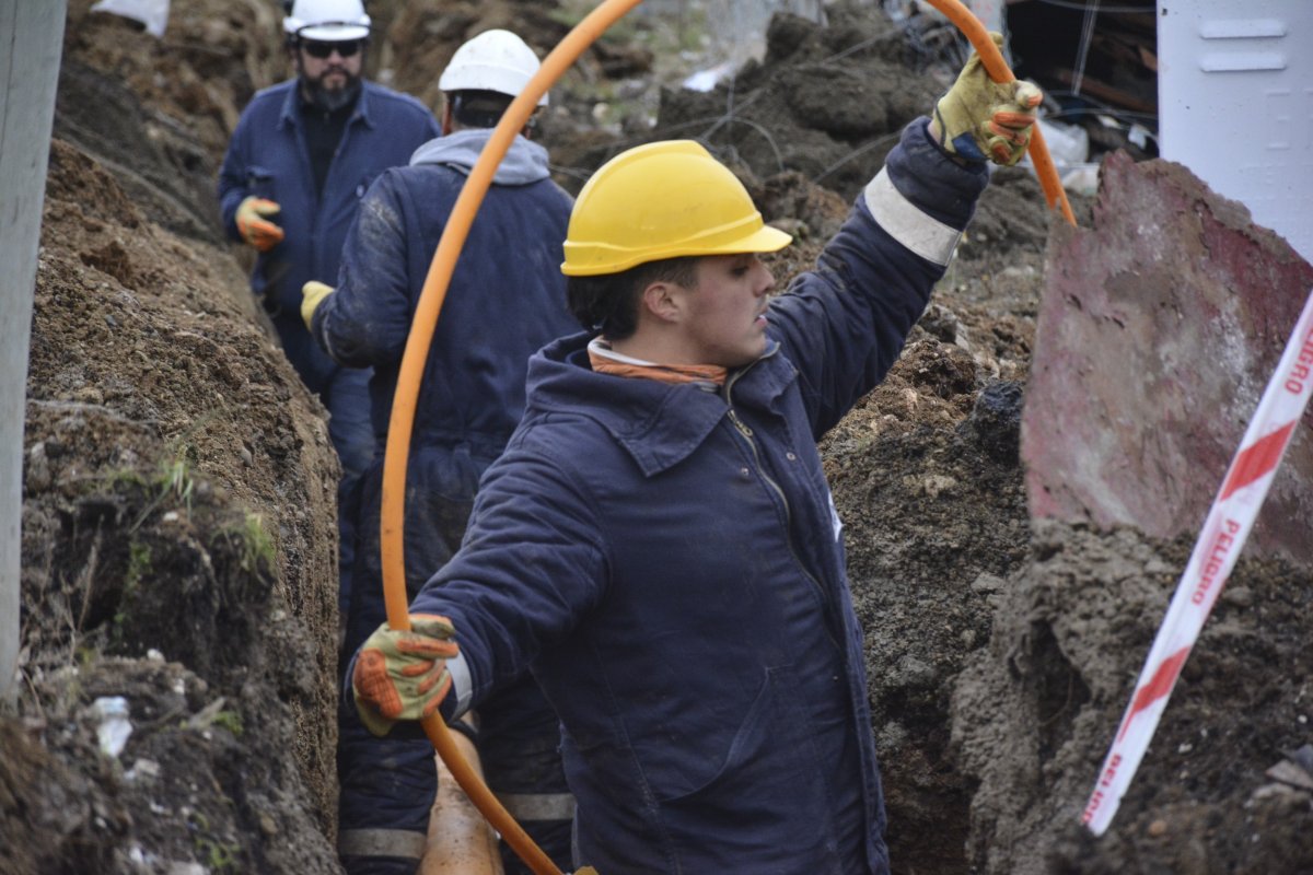 Distrigas amplía la red de gas que beneficiará a más de 120 familias de Río Gallegos
