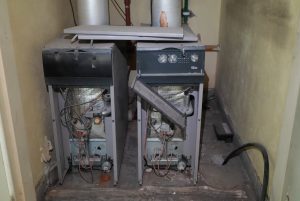 Educación avanza en una obra clave en el sistema de calefacción en el edificio que comparten la EPP N° 88 y el CPES N° 42