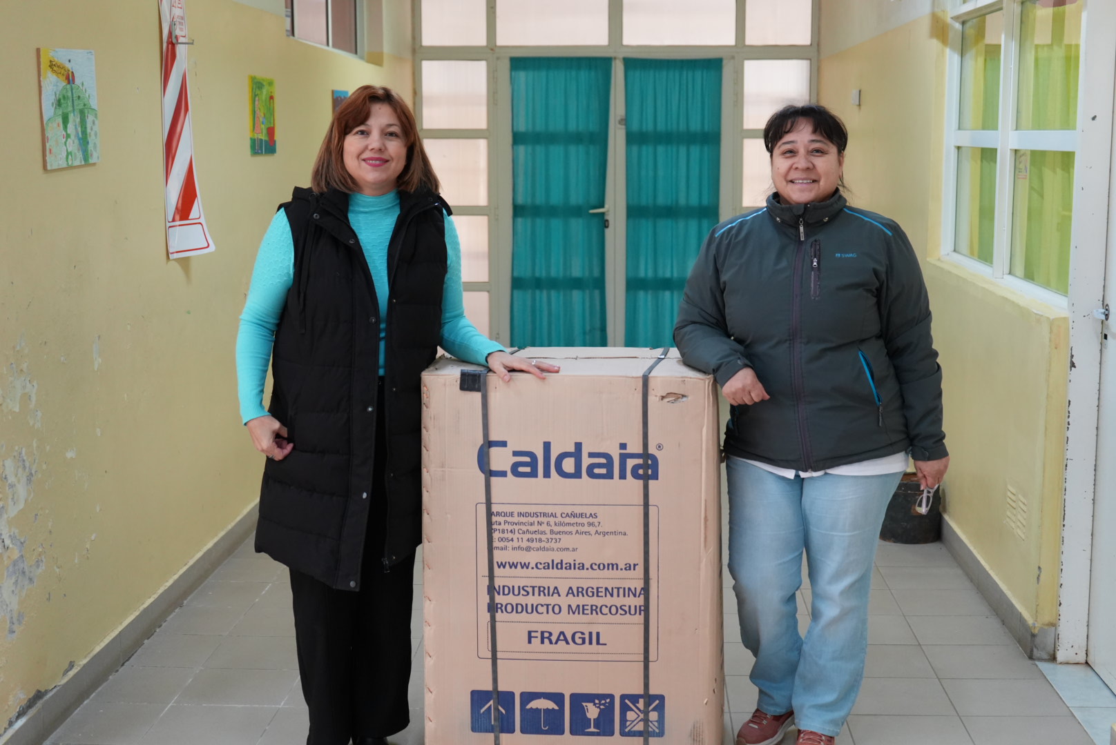Educación avanza en una obra clave en el sistema de calefacción en el edificio que comparten la EPP N° 88 y el CPES N° 42