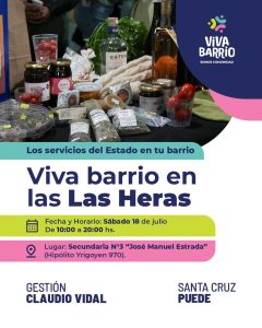 Viva Barrio en Las Heras: cómo realizar trámites de DNI, pasaporte y actas  