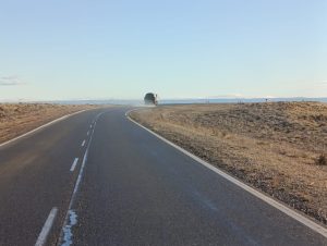 Vialidad Provincial colocó líquido antihielo en la Ruta Nacional 40