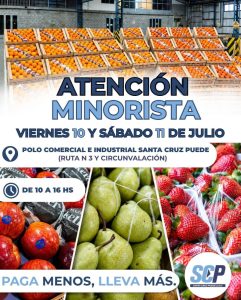 El Mercado Concentrador Patagónico amplía la venta minorista, viernes 10 y sábado 11
