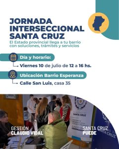 Caleta Olivia: una nueva Jornada Intersectorial llegará al Barrio Esperanza