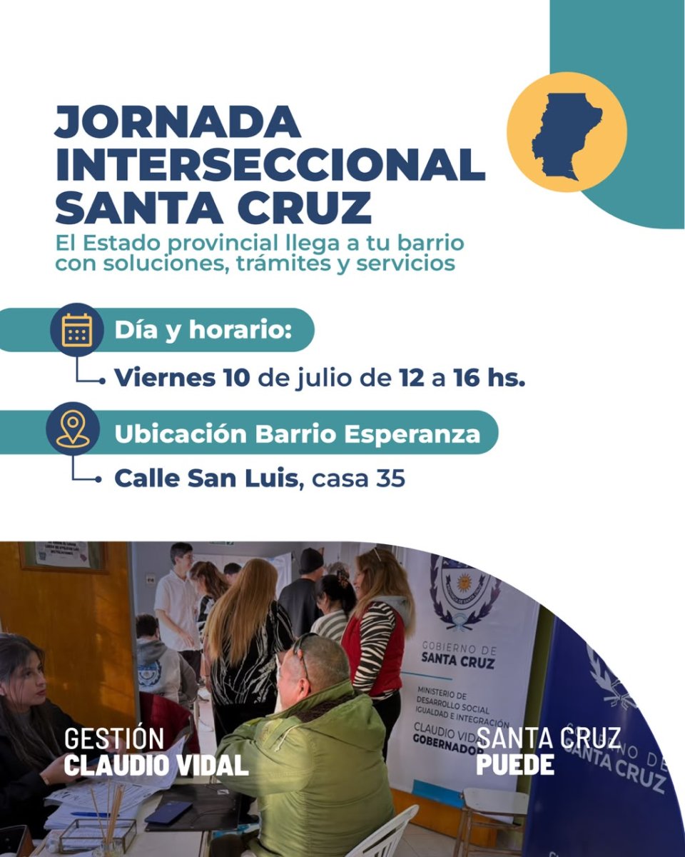 Caleta Olivia: una nueva Jornada Intersectorial llegará al Barrio Esperanza