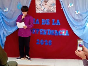 Educación acompañó el acto por el 210° Aniversario de la Independencia en Fuentes del Coyle
