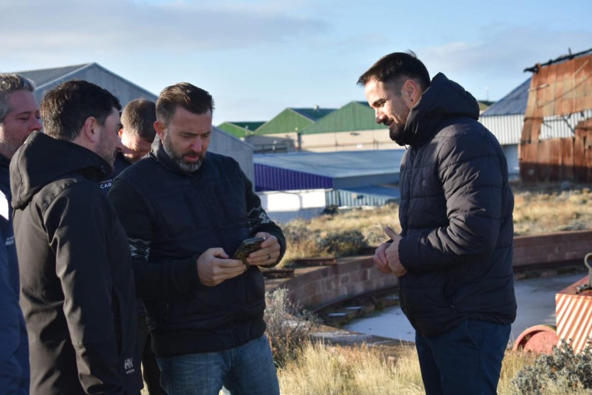 Transporte y Trenes Argentinos relevaron la traza del ramal ferroviario Puerto Deseado – Las Heras