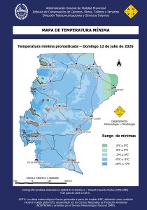 Vialidad Provincial alerta por un nuevo sistema de mal tiempo que afectará a Santa Cruz desde el domingo