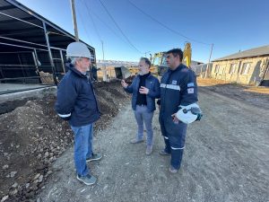 Berasaluce supervisó obras, anunció nuevos proyectos y mantuvo una intensa agenda de trabajo en la Cuenca Carbonífera