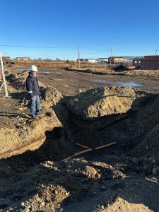 Berasaluce supervisó obras, anunció nuevos proyectos y mantuvo una intensa agenda de trabajo en la Cuenca Carbonífera