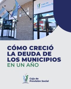 Deuda de los municipios con la CPS: creció casi $90 mil millones en un año