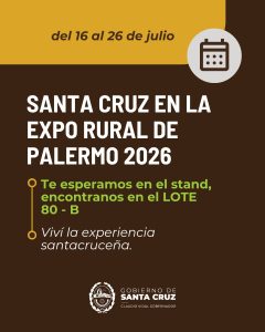 Santa Cruz llega a la Expo Rural de Palermo para mostrar su potencial productivo y su identidad 